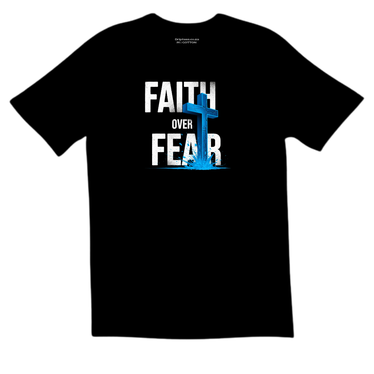 Faith Ain't A Phase - Black - Oversized T-Shirt main image 0
